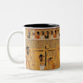 Die Pharaos von altes Ägypten-Kunst Zweifarbige Tasse (Links)