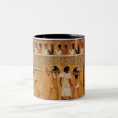 Die Pharaos von altes Ägypten-Kunst Zweifarbige Tasse (Mittel)