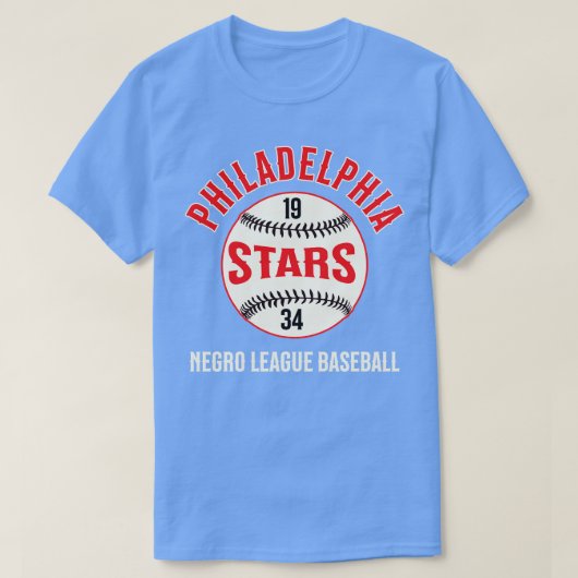 Die Philadelphia Stars Negro-Ligen Baseball T-Shirt (Design vorne)