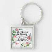 Die Philippinen 4:6 Fürchten Sie auf nichts Floral Schlüsselanhänger (Vorne)