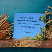 Die Philippinen 4:7 und der Frieden Gottes.... Fotoplatte (Seite)