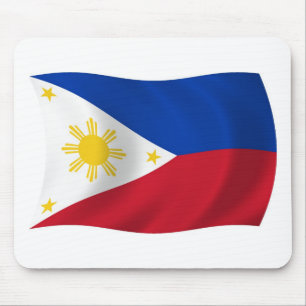 Die philippinische Flagge Mousepad