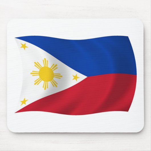 Die philippinische Flagge Mousepad (Vorne)