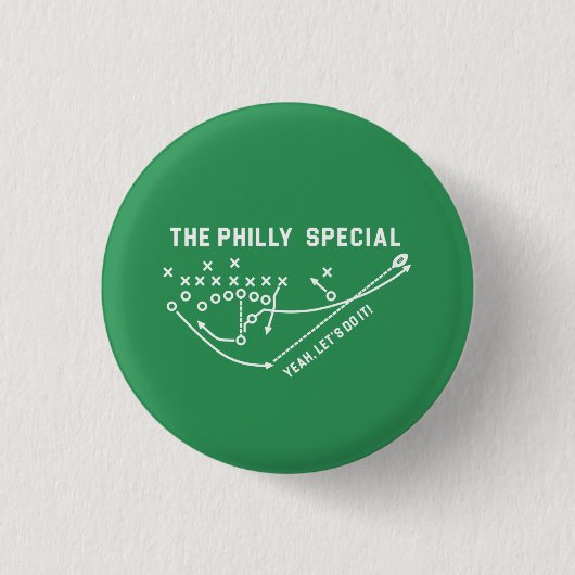 Die Philly Special - Ja, machen wir es Button (Vorderseite)