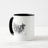 Die Philosophen am Abendessen, c.1750 Tasse (Vorderseite Links)