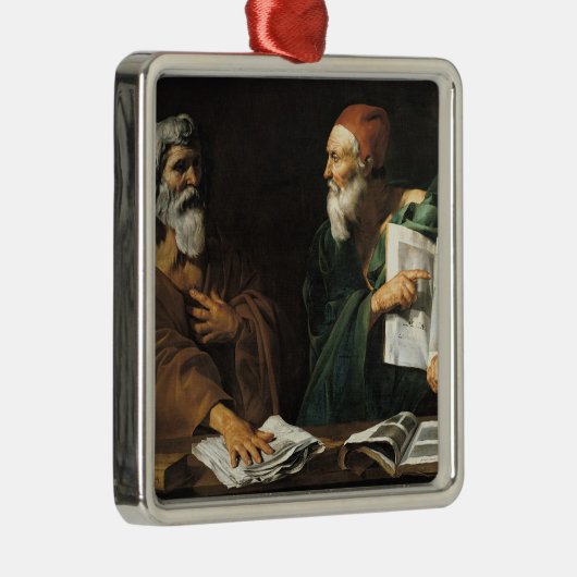Die Philosophen Ornament Aus Metall (Rechts)