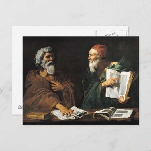 Die Philosophen Postkarte (Vorne/Hinten)