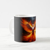 Die Phoenix-Wiedergeburt Kaffeetasse (Vorderseite Links)