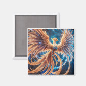 Die Phoenix-Wiedergeburt Magnet (Vorderseite/Rückseite)