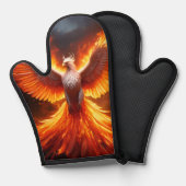 Die Phoenix-Wiedergeburt Ofenhandschuh (Vorderseite/Rückseite)