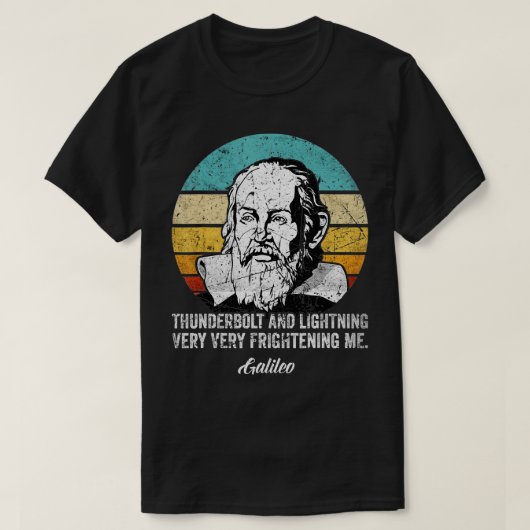 Die Physik eines hundertfüßigen Galileo-Philosophe T-Shirt (Design vorne)