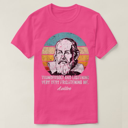 Die Physik eines hundertfüßigen Galileo-Philosophe T-Shirt (Design vorne)