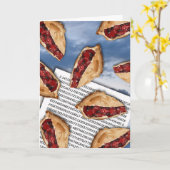 Die Pi fällt, die Pi-Day-Grußkarte Karte (Gelbe Blume)