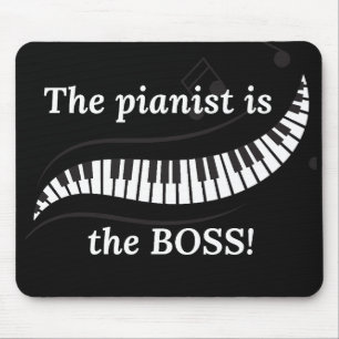 Die Pianistin ist das BOSS-Mauspad Mousepad
