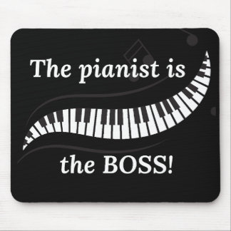 Die Pianistin ist das BOSS-Mauspad Mousepad