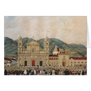Die Piazza de Bolivar, Bogota, 1837