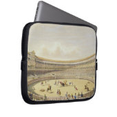 Die Piazza de Toros von Madrid, 1865 (Farbelitho) Laptopschutzhülle (Vorne Rechts)