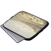 Die Piazza de Toros von Madrid, 1865 (Farbelitho) Laptopschutzhülle (Vorne Knopf)