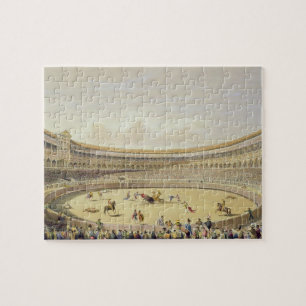 Die Piazza de Toros von Madrid, 1865 (Farbelitho) Puzzle
