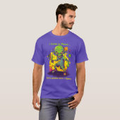 Die Pickleball-Alien-Übernahme T-Shirt (Vorne ganz)