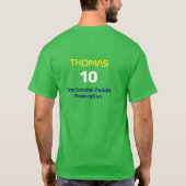 Die Pickleball-Alien-Übernahme T-Shirt (Rückseite)