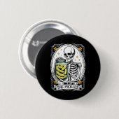 Die Pickles-Tarot-Karte Skelett Canning Saison Gar Button (Vorne & Hinten)