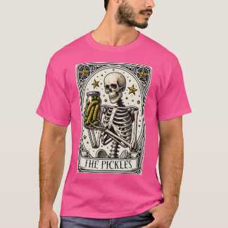 Die Pickles-Tarot-Karte Skelett Canning Saison Gar T-Shirt