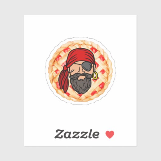 Die "PIErate" Aufkleber (Blatt)