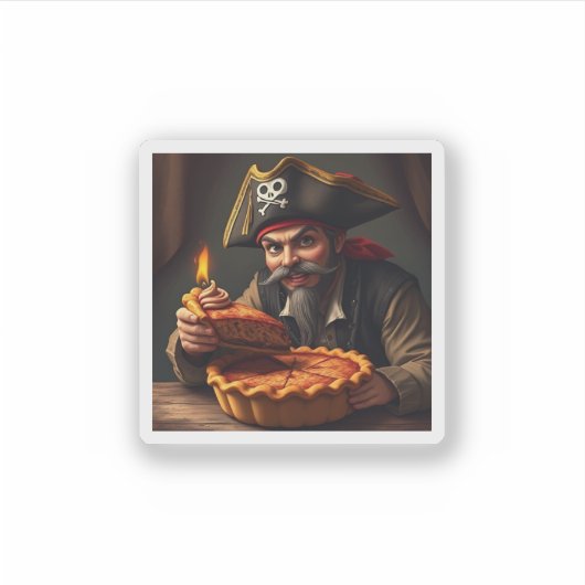 Die "PIErate" Aufkleber (Vorderseite)