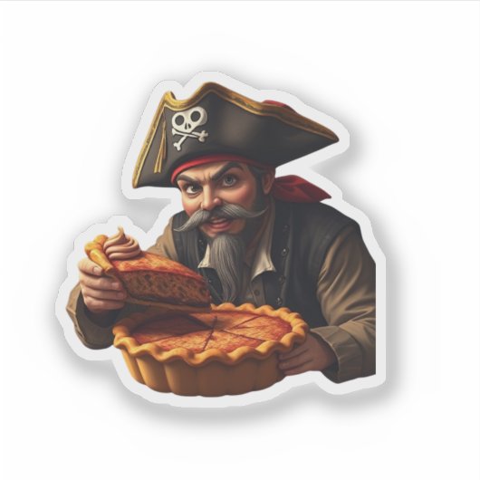 Die "PIErate" Aufkleber (Vorderseite)