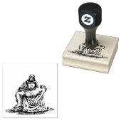 Die Pieta bekümmert Mary und Jesus Karfreitag Gummistempel (Stempel)