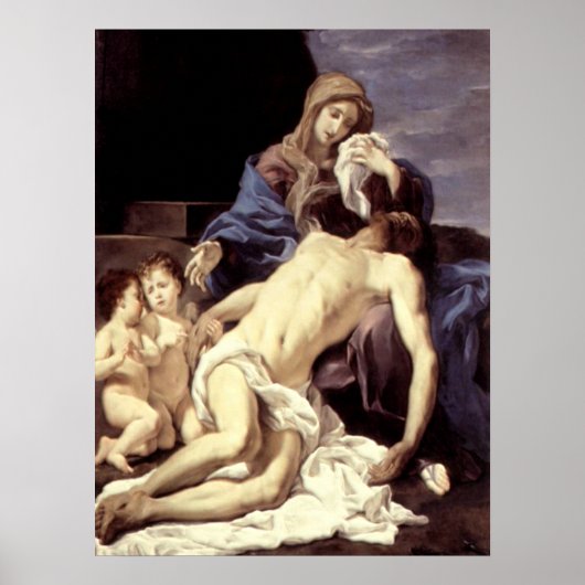 Die Pieta - Die Schlacht Christi - Baciccio Poster (Vorne)
