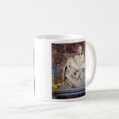 Die Pieta von Michelangelo Kaffeetasse (VorderseiteRechts)