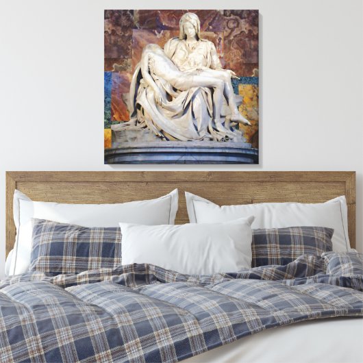 Die Pieta von Michelangelo Leinwanddruck (Insitu (Schlafzimmer))