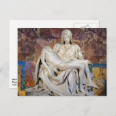 Die Pieta von Michelangelo Postcard Postkarte (Vorne/Hinten)