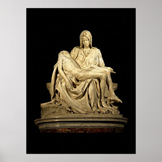 Die Pieta von Michelangelo Poster (Vorne)