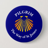 Die Pilger des Jakobswegs Button (Vorderseite)