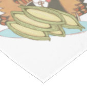 Die Pilger-Türkei-Tischdecke Tischdecke (Schrägansicht)