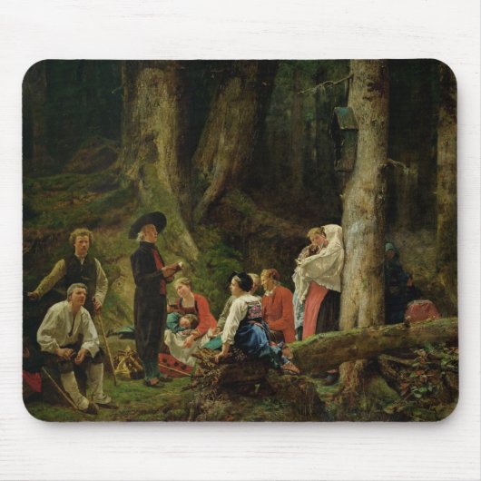 Die Pilger von der Abtei von St. Odile Mousepad (Vorne)