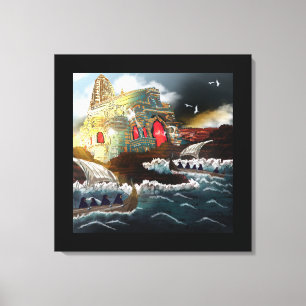 Die Pilgerfahrt - Gedruckte Leinwand