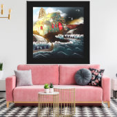Die Pilgerfahrt - Gedruckte Leinwand (Insitu (Wohnzimmer))