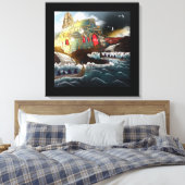 Die Pilgerfahrt - Gedruckte Leinwand (Insitu (Schlafzimmer))