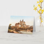 Die Pilgerkirche | Johann Wilhelm Jankowsky Karte (Gelbe Blume)