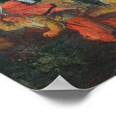 Die Pillage eines Bauernhofs Poster (Ecke)