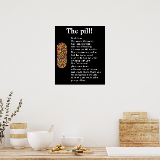 Die Pille! Poster (Küche)