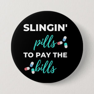 Die Pillen von Slingin zur Bezahlung der Rechnunge Button