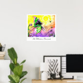 Die Pilotenpromenade Kunst drucken Poster (Heimbüro)