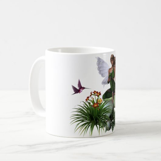 Die Pilz-Fee Kaffeetasse (Vorderseite Links)
