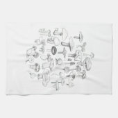 Die Pilz-Gruppe Geschirrtuch (Horizontal)