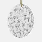 Die Pilz-Gruppe Keramik Ornament (Rechts)